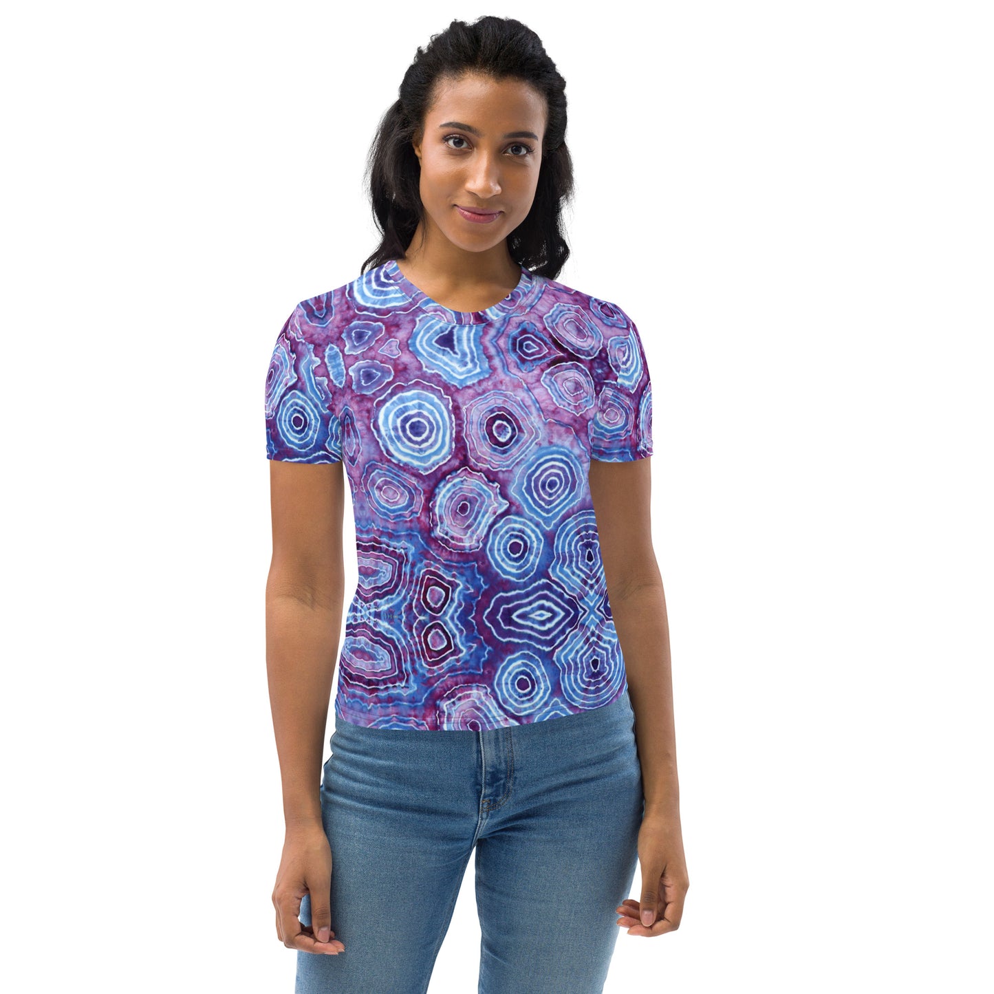 Tie Dye Print Women's T-Shirt