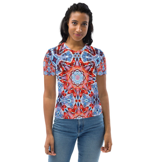 Tie Dye Print Women's T-Shirt