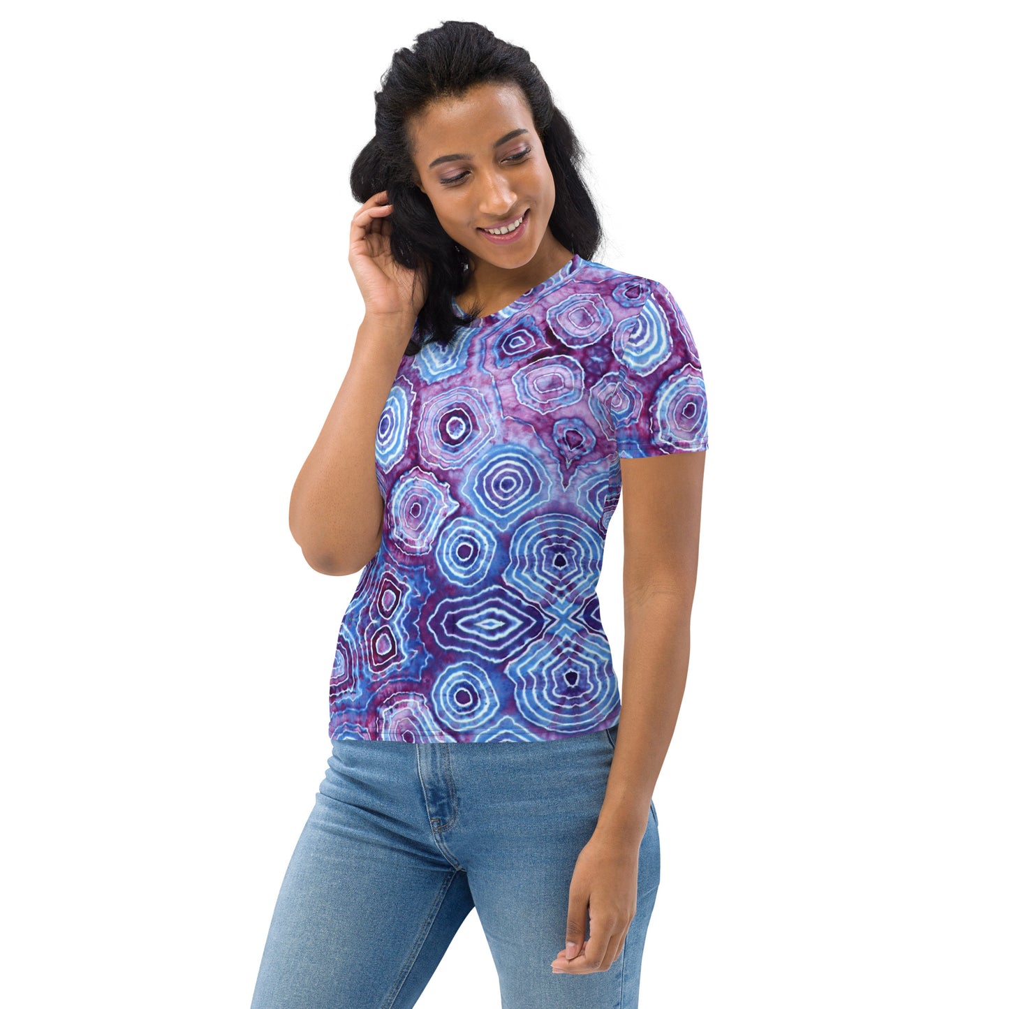 Tie Dye Print Women's T-Shirt