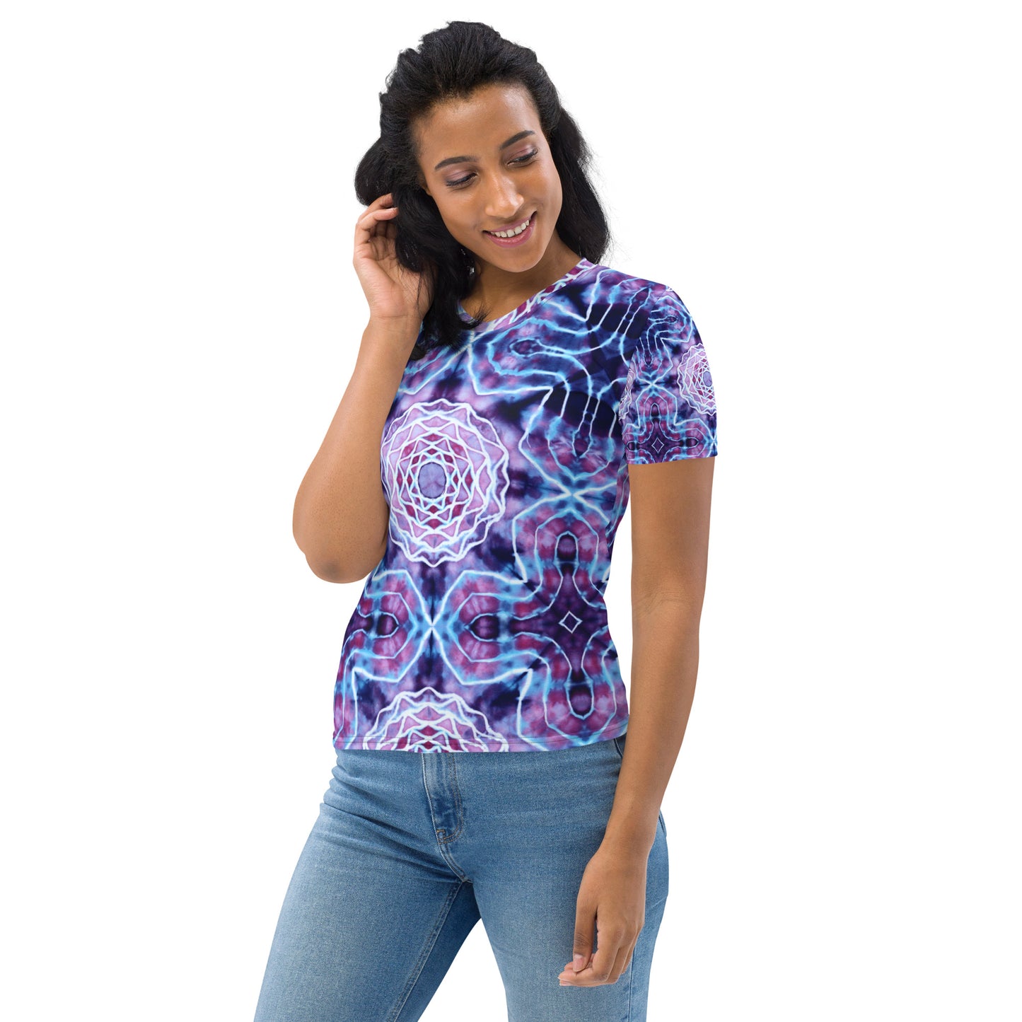 Tie Dye Print Women's T-Shirt