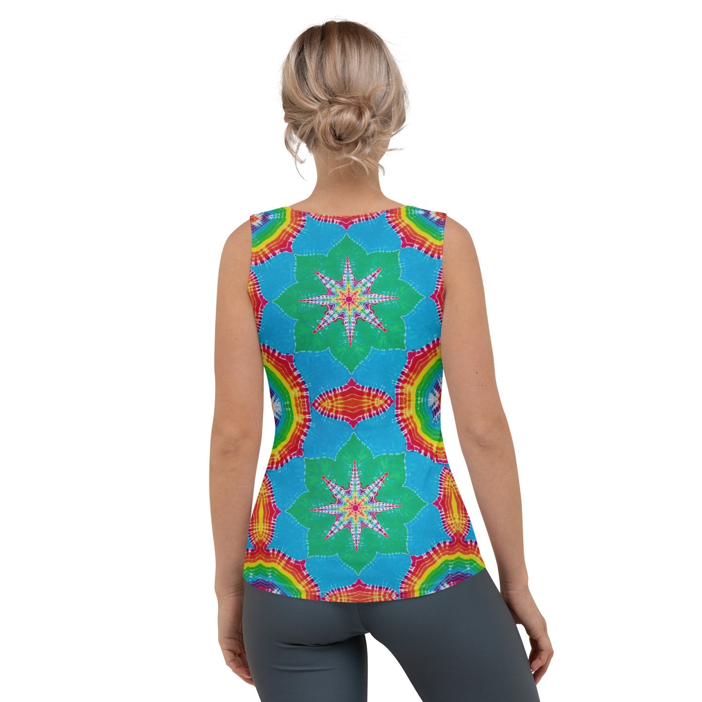 Tie Dye Print Women's Tank