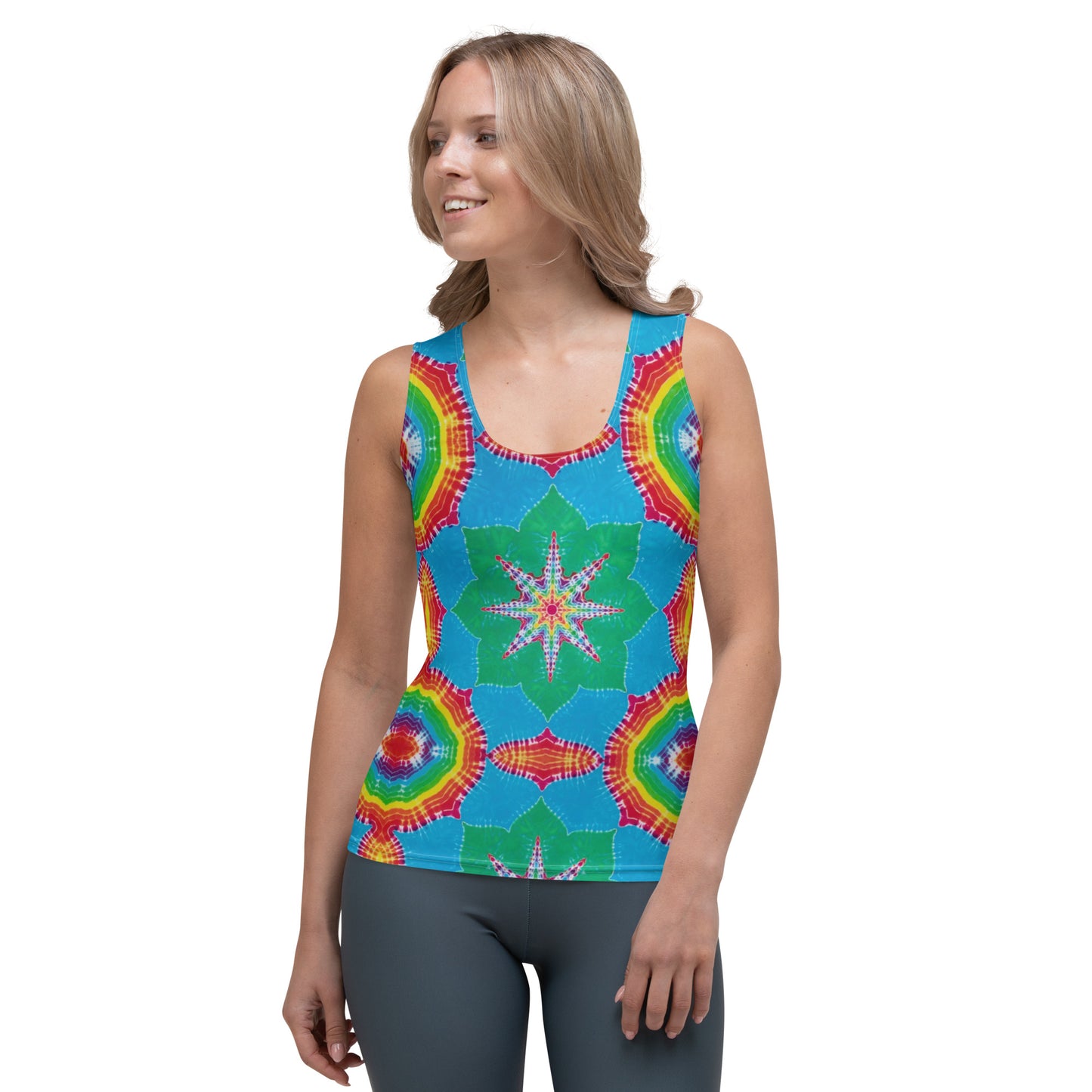 Tie Dye Print Women's Tank