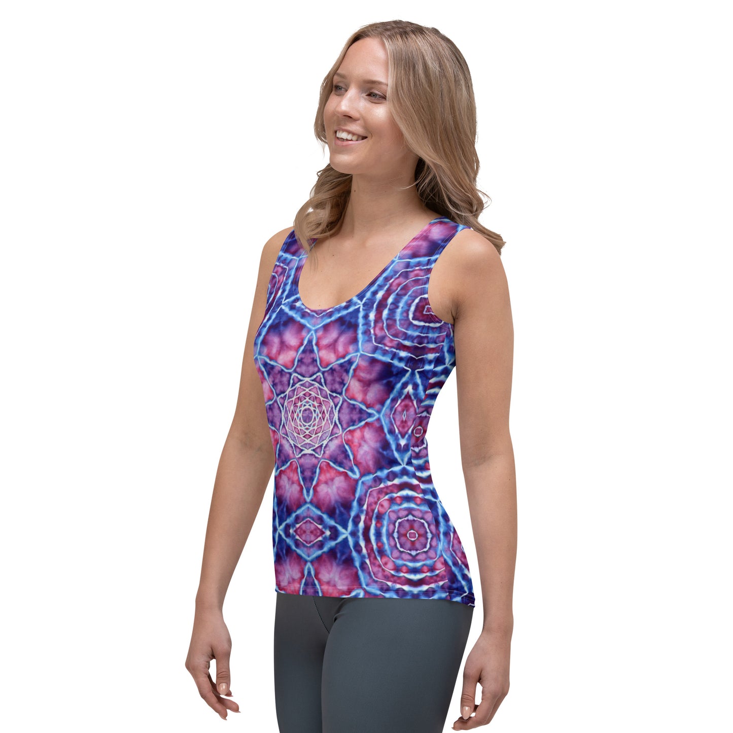 Tie Dye Print Women's Tank