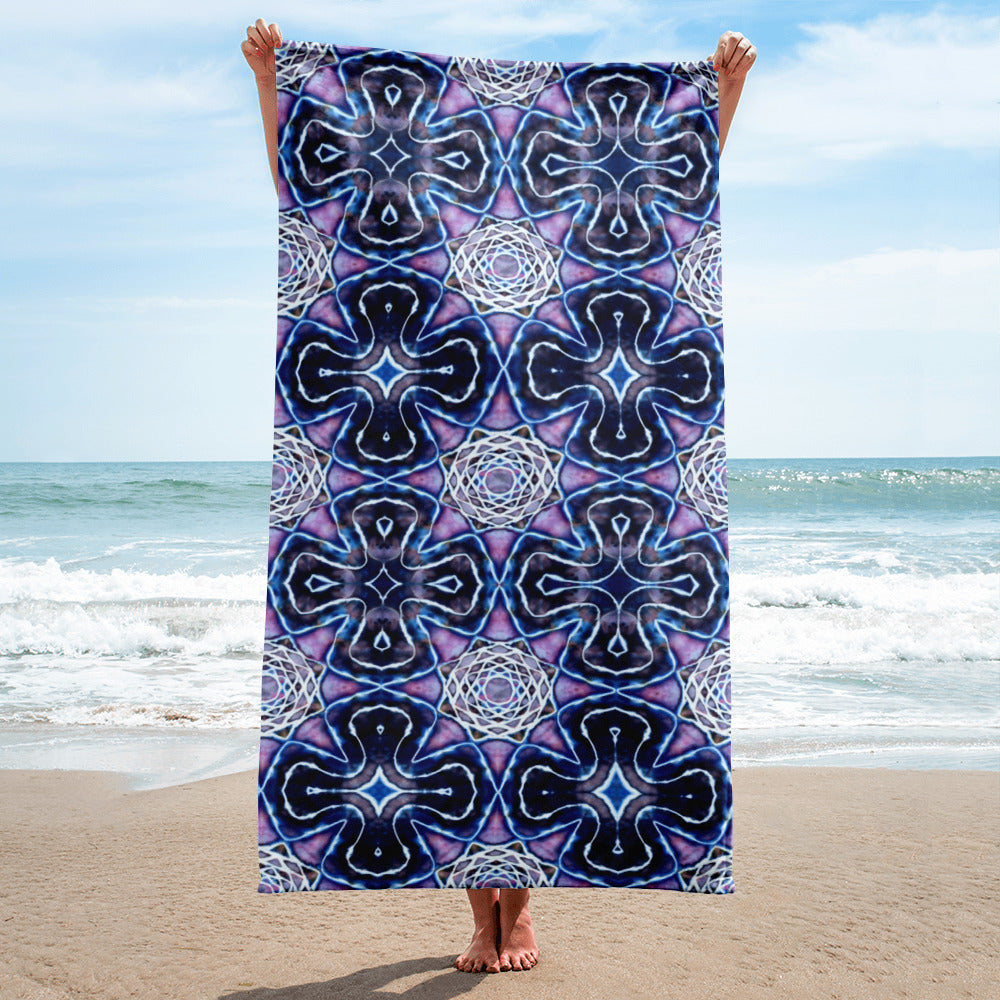 Tie Dye Print Towel