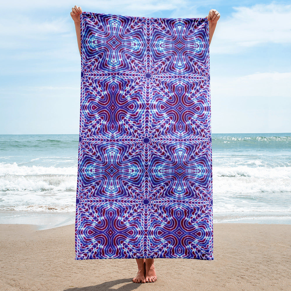 Tie Dye Print Towel