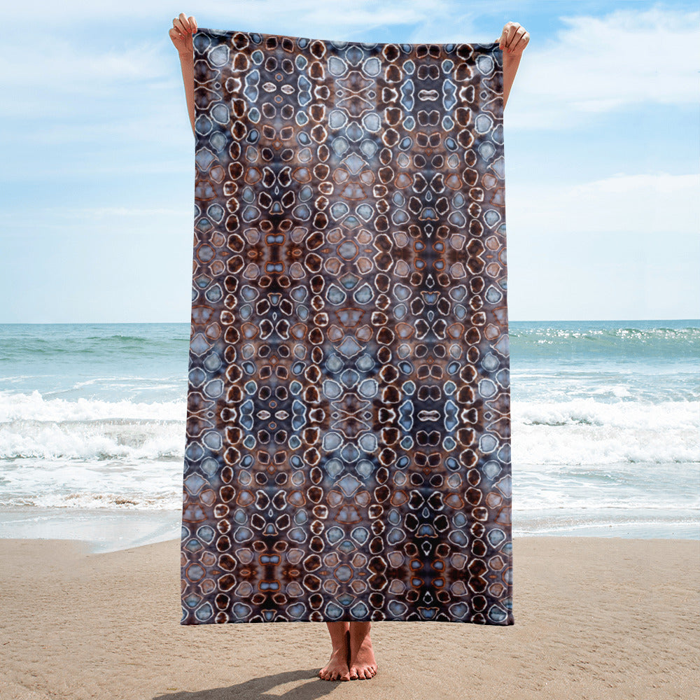 Tie Dye Print Towel