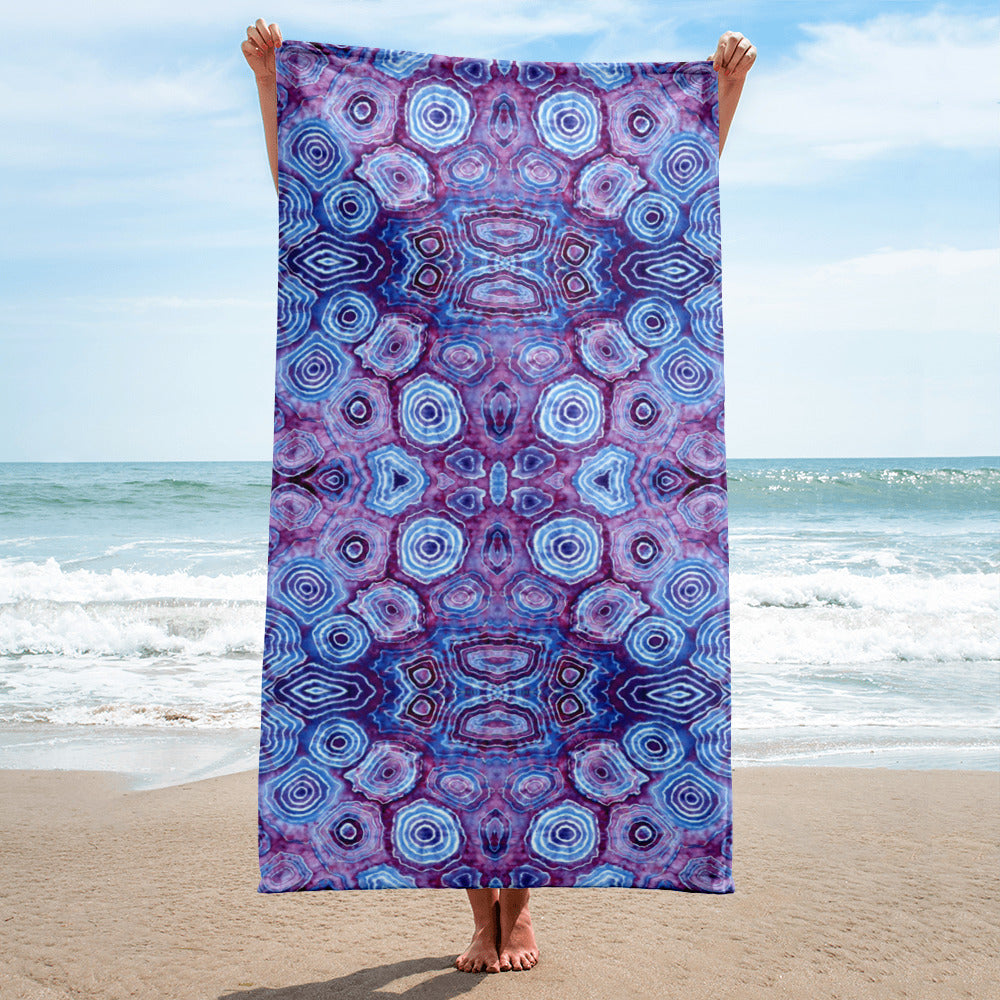 Tie Dye Print Towel