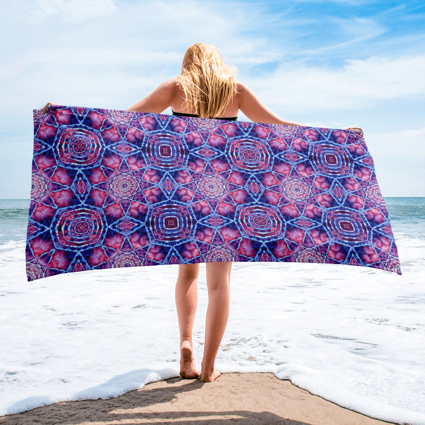 Tie Dye Print Towel