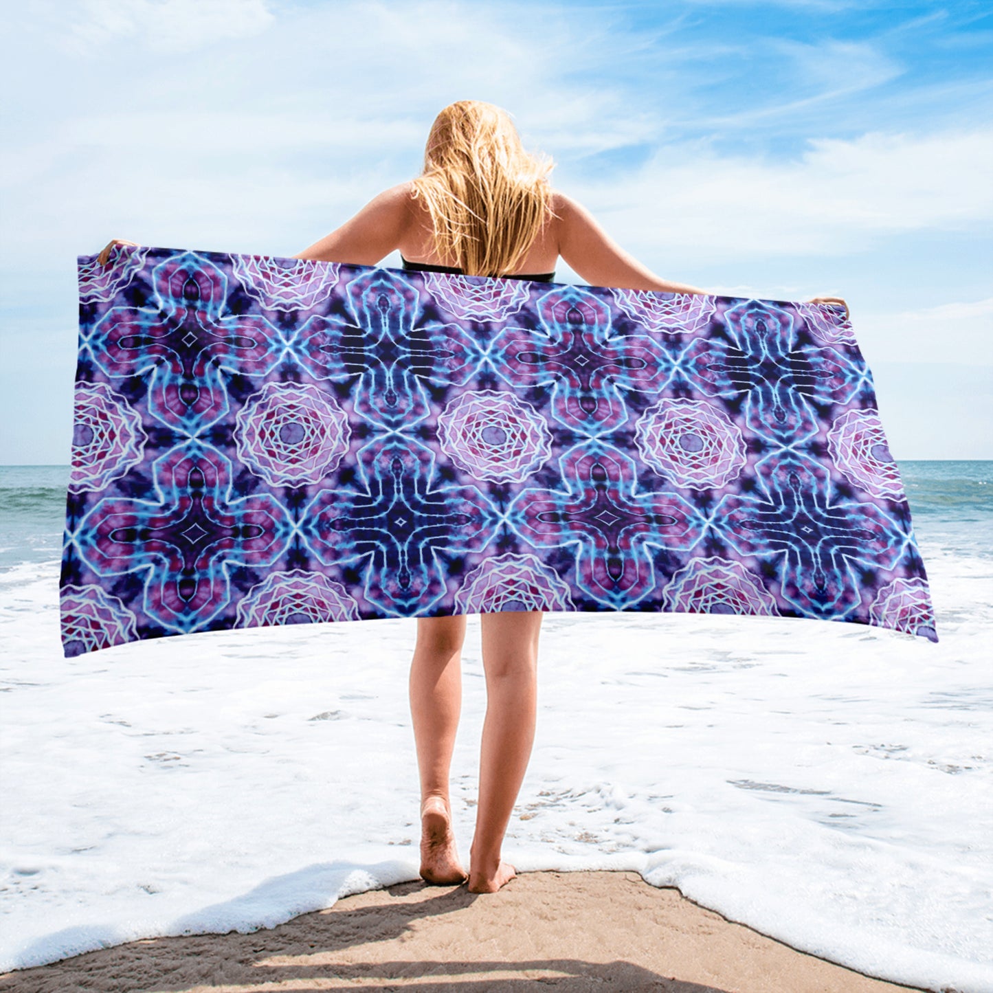 Tie Dye Print Towel