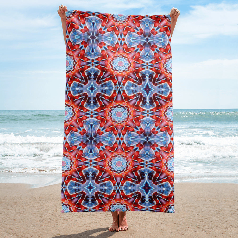 Tie Dye Print Towel