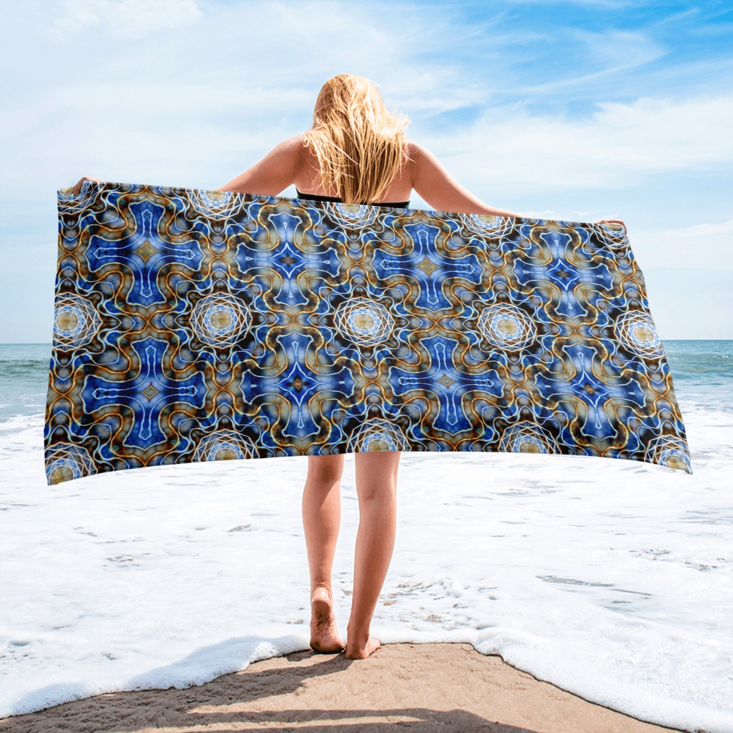 Tie Dye Print Towel