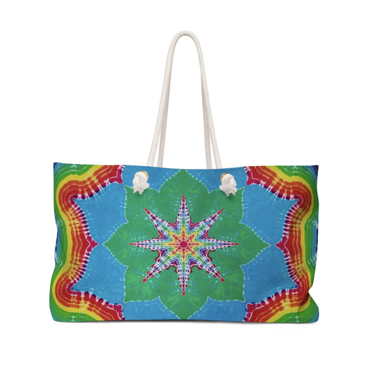 Tie Dye Print Beach Bag