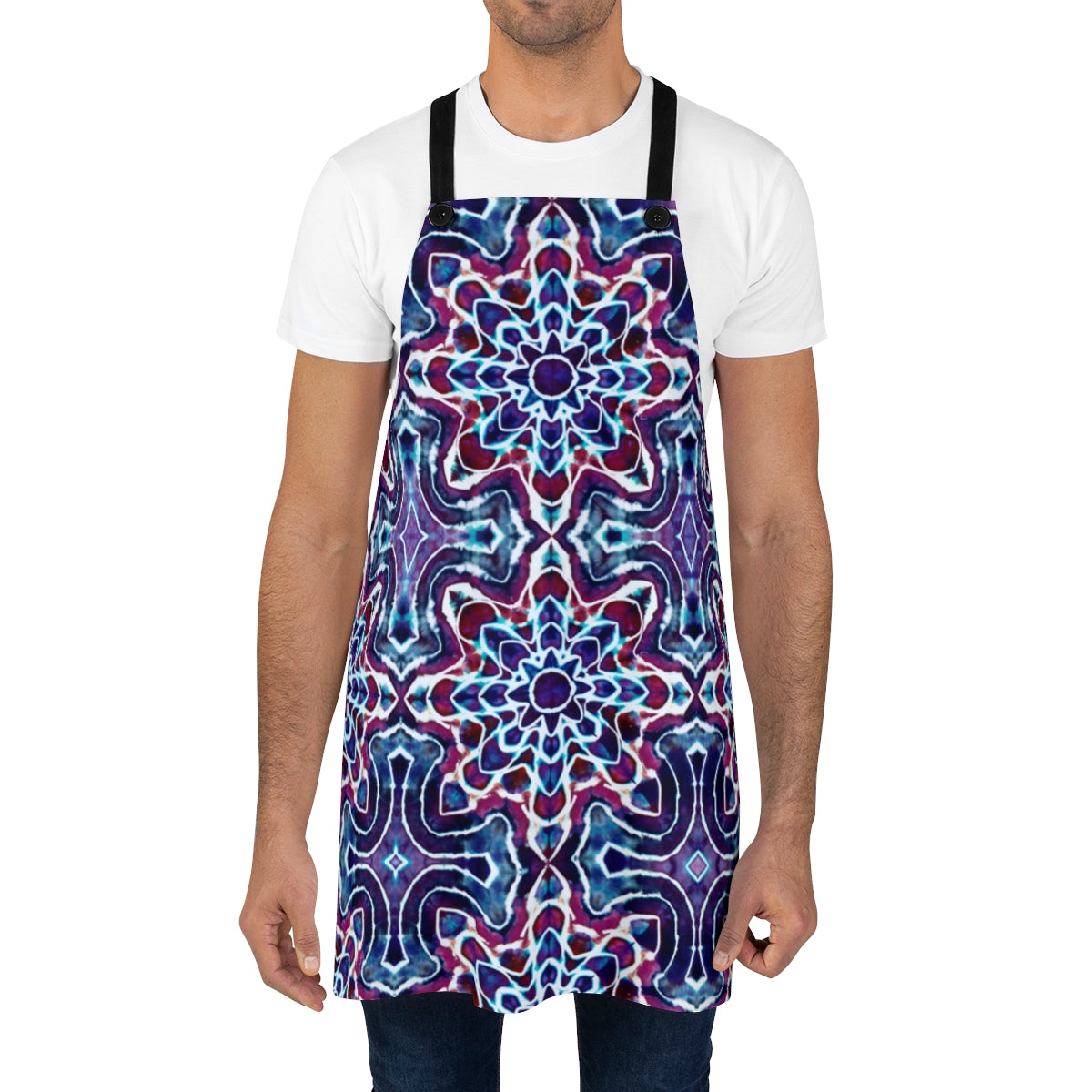 Tie Dye Print Apron