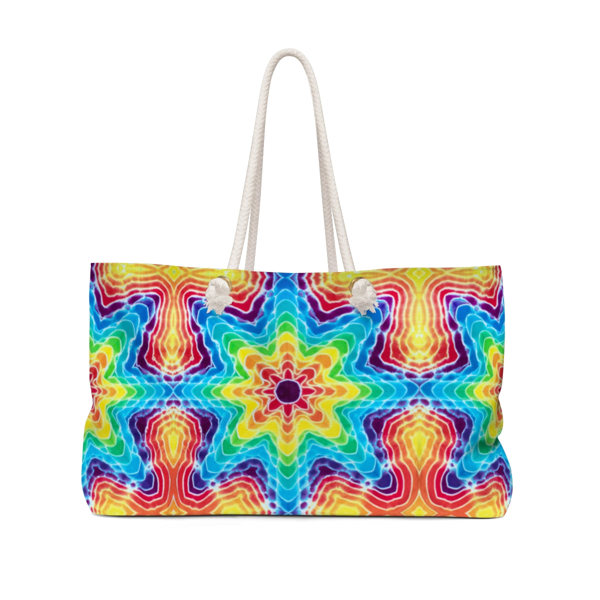 Tie Dye Print Beach Bag