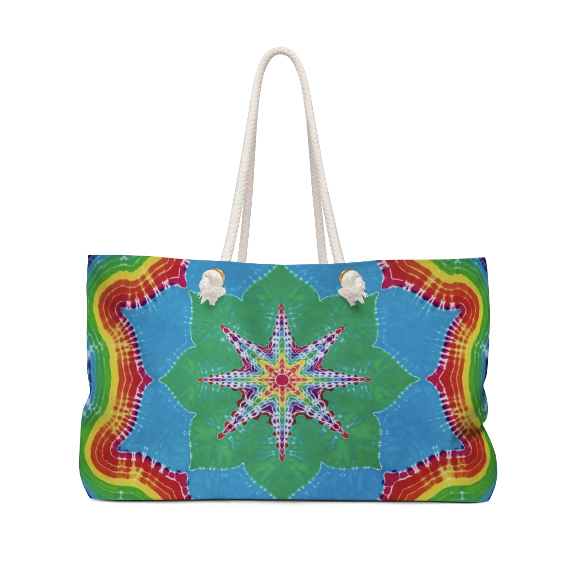 Tie Dye Print Beach Bag