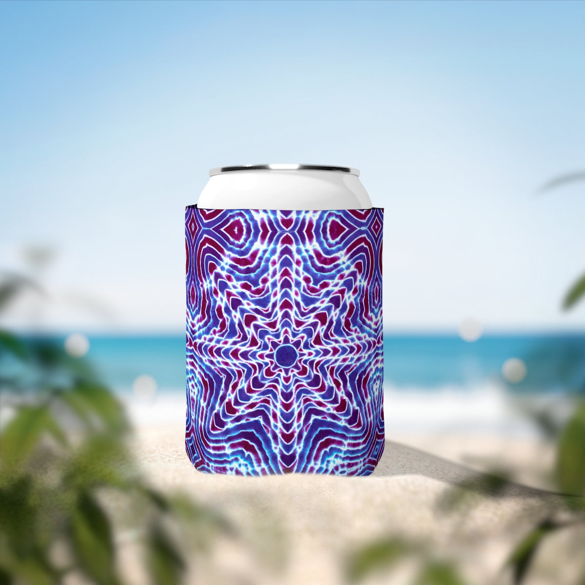 Tie Dye Print Can Sleeve