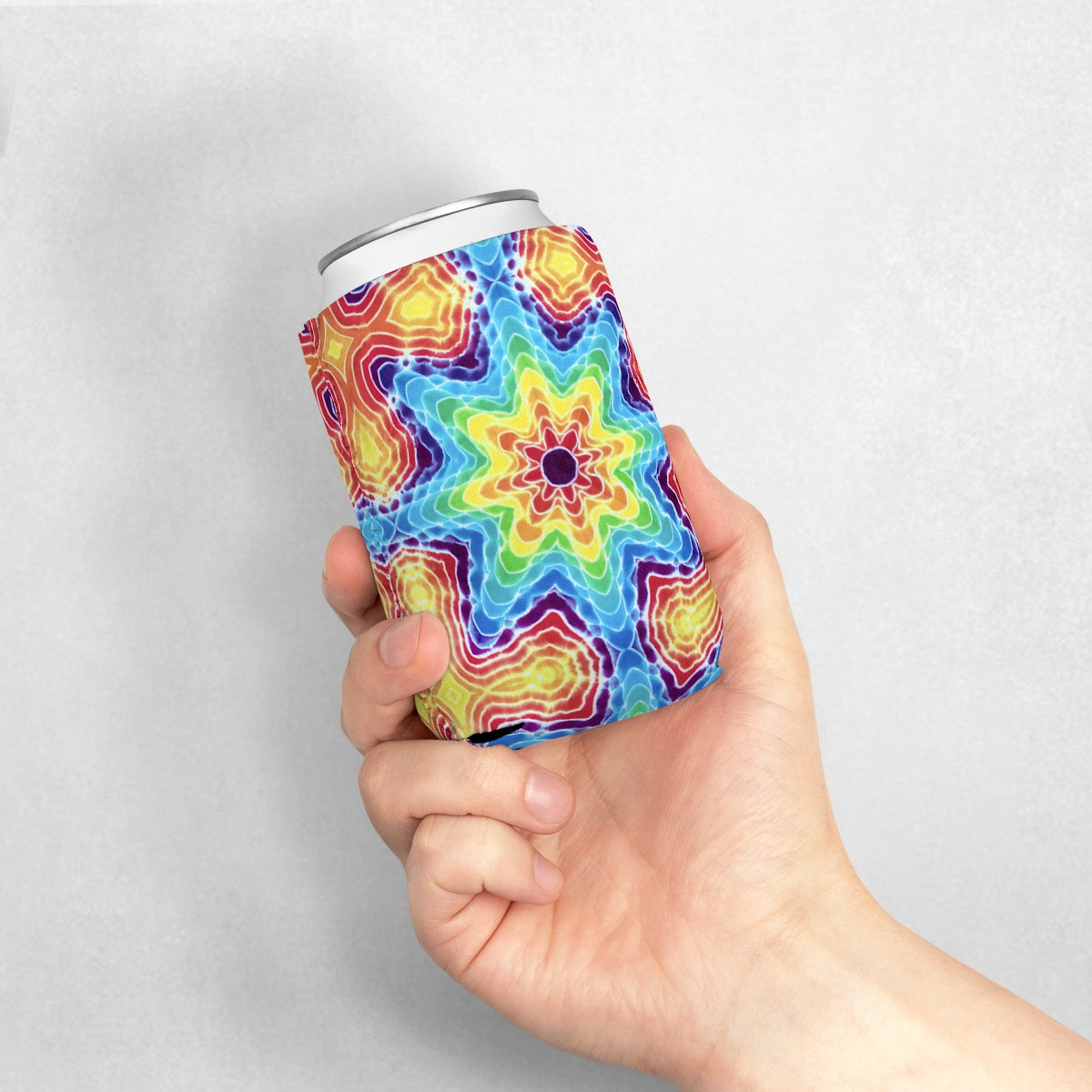 Tie Dye Print Can Sleeve