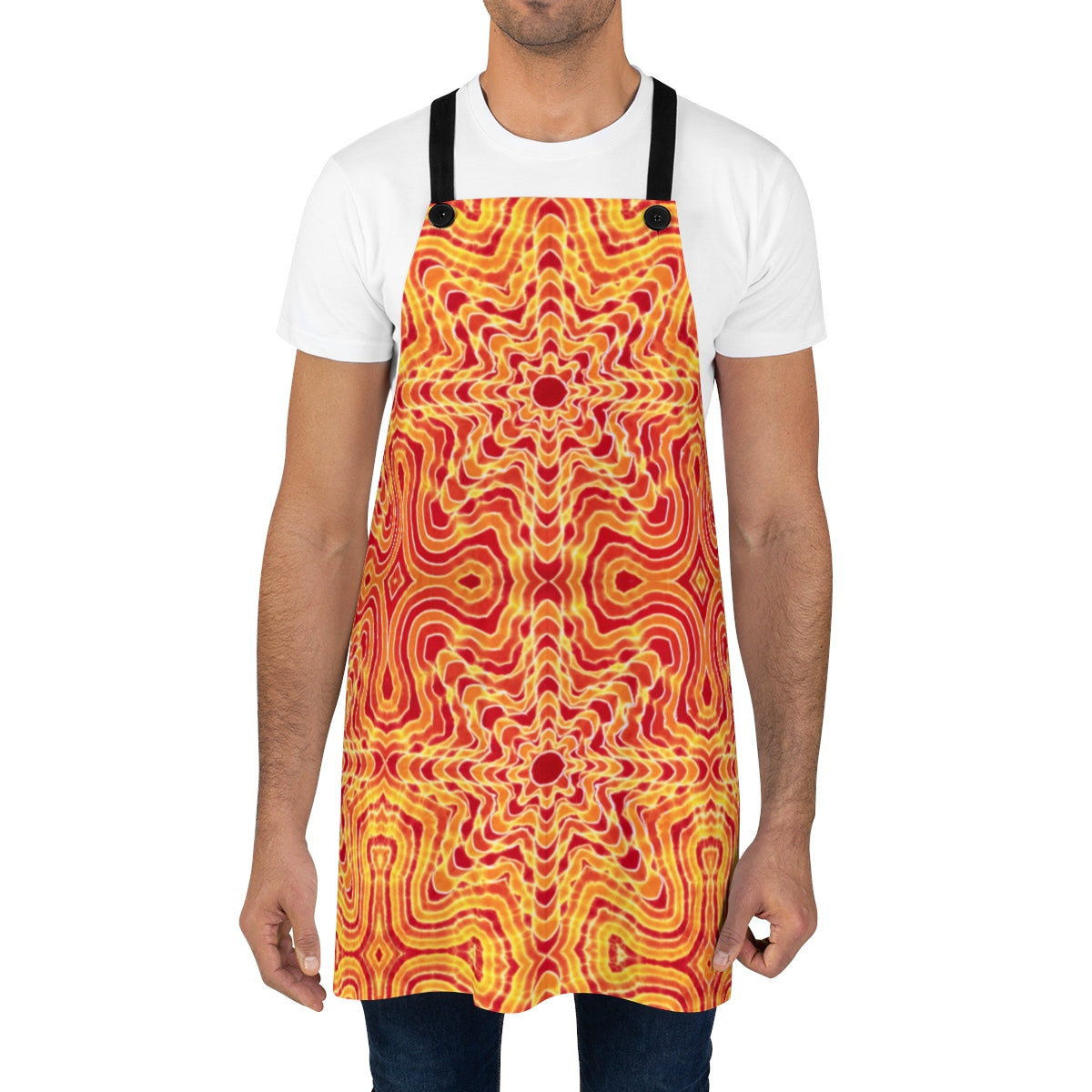 Tie Dye Print Apron