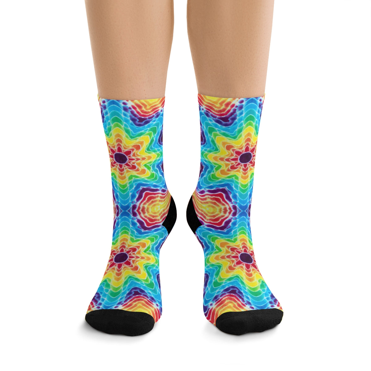 Tie Dye Print Socks