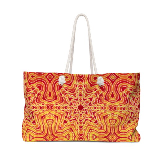 Tie Dye Print Beach Bag