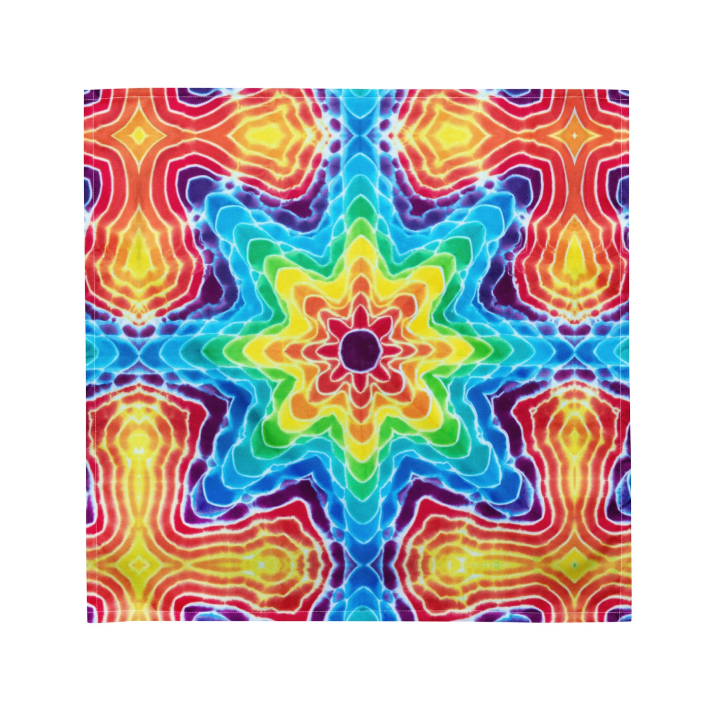 Tie Dye Print Bandana