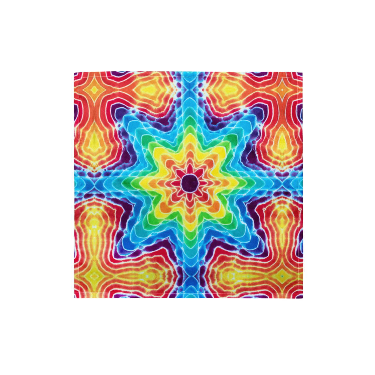 Tie Dye Print Bandana