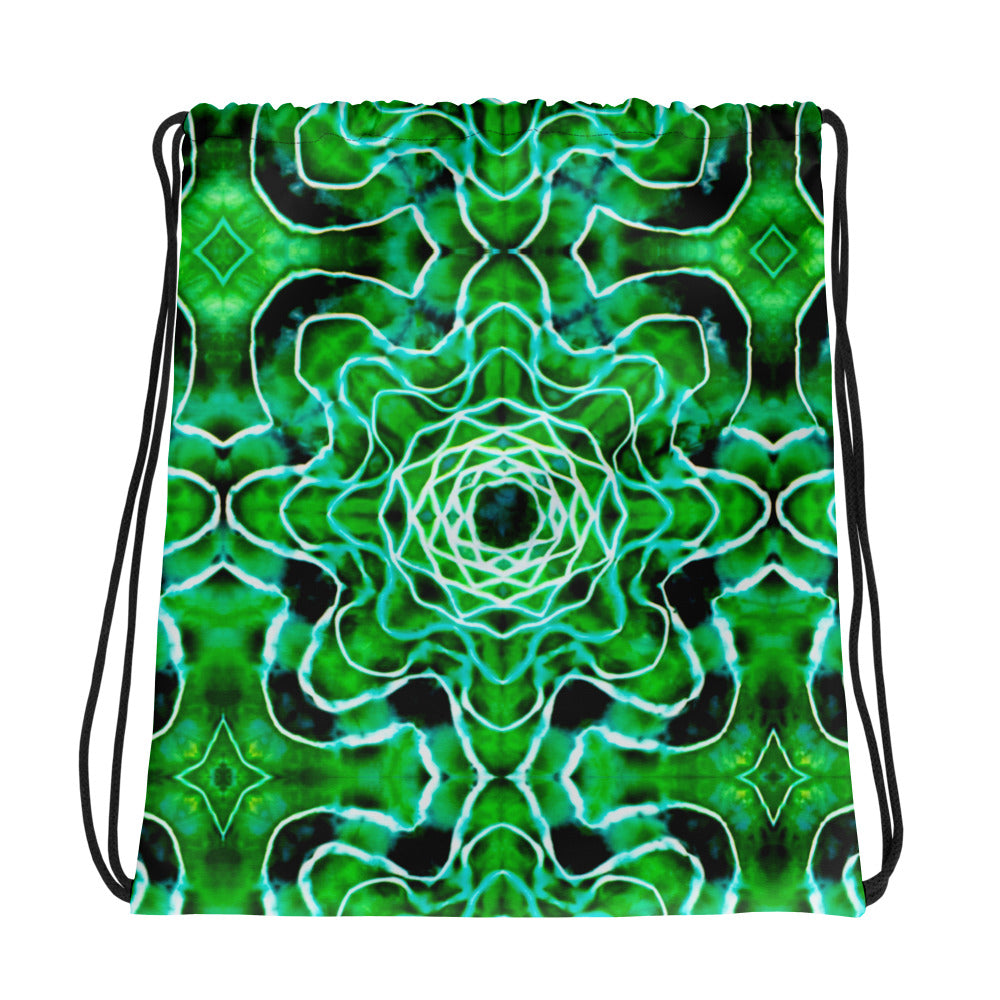 Tie Dye Print Drawstring Bag