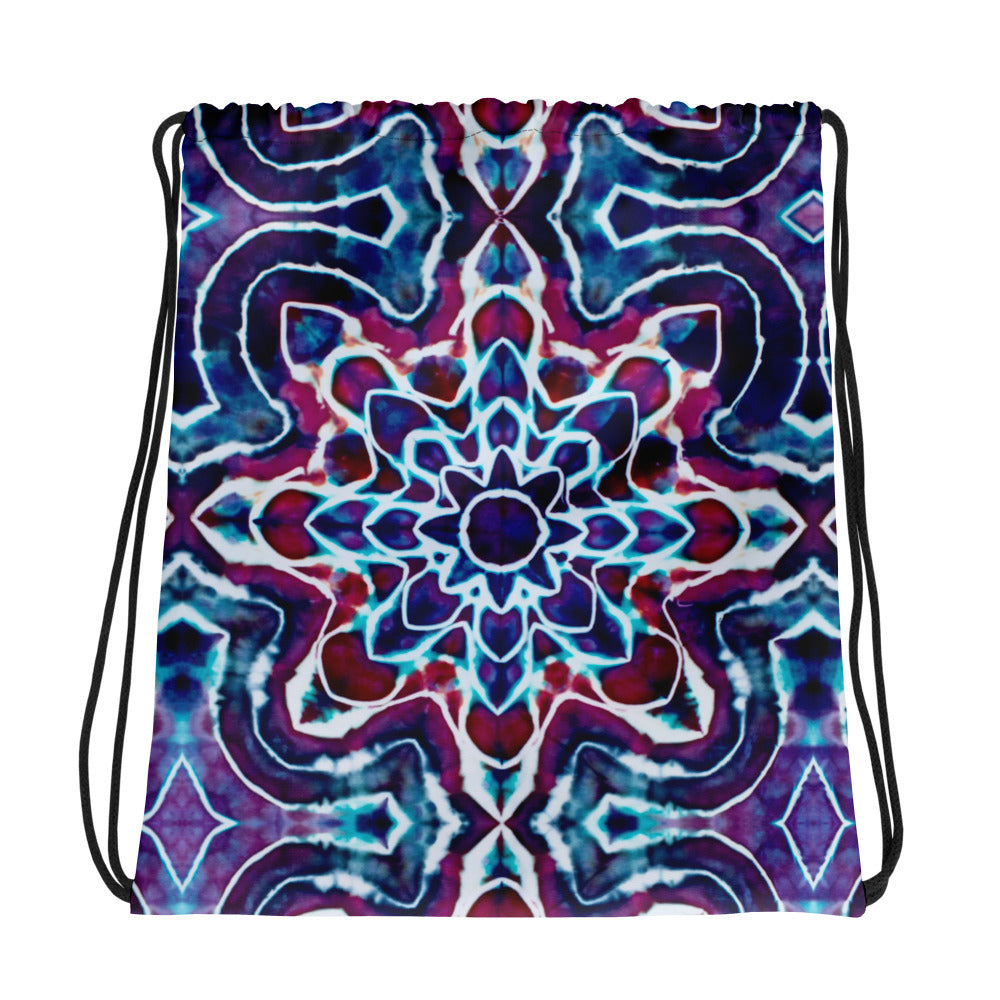 Tie Dye Print Drawstring Bag