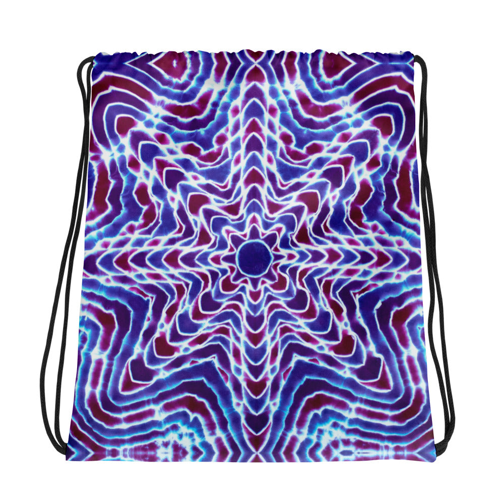 Tie Dye Print Drawstring Bag