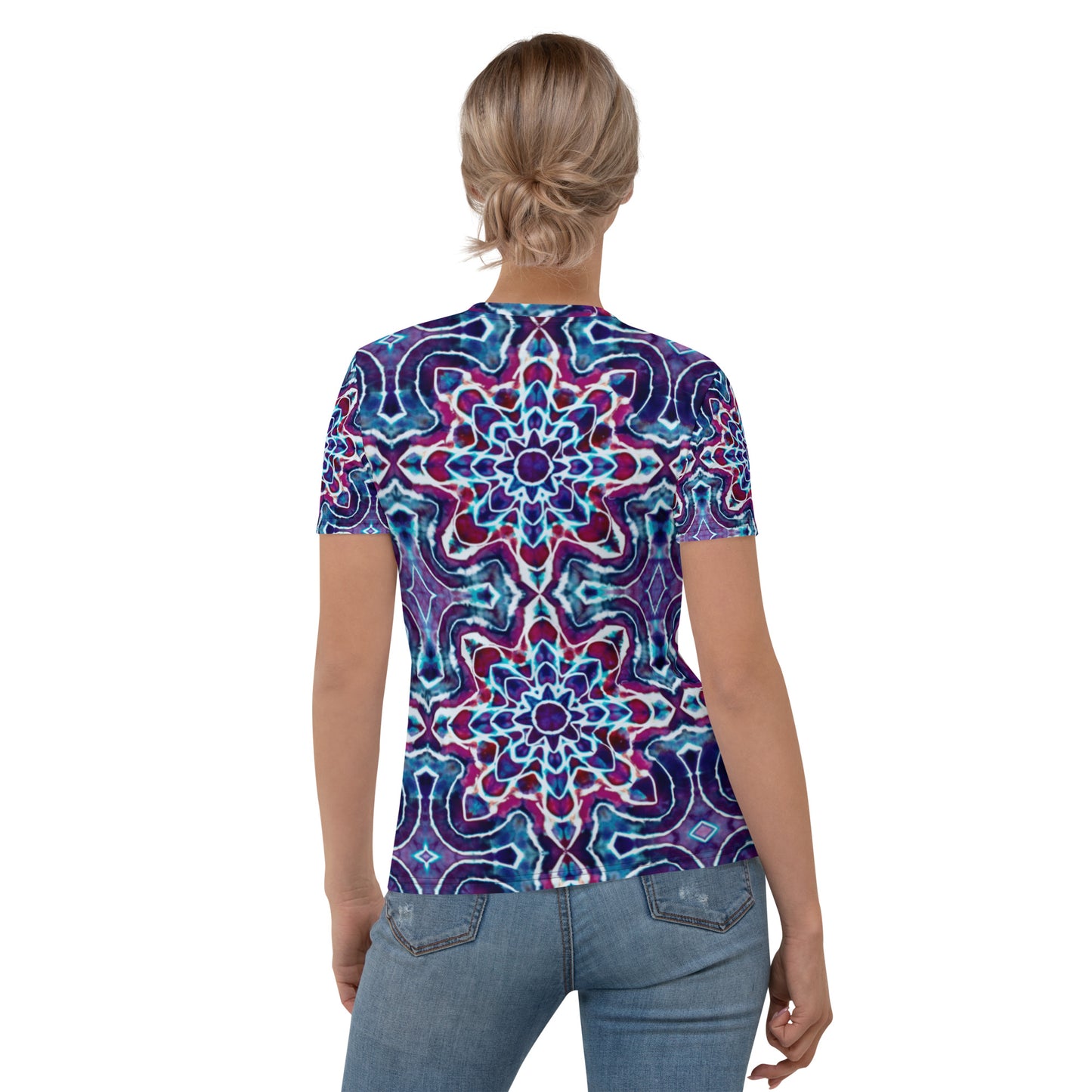 Tie Dye Print Women's T-Shirt