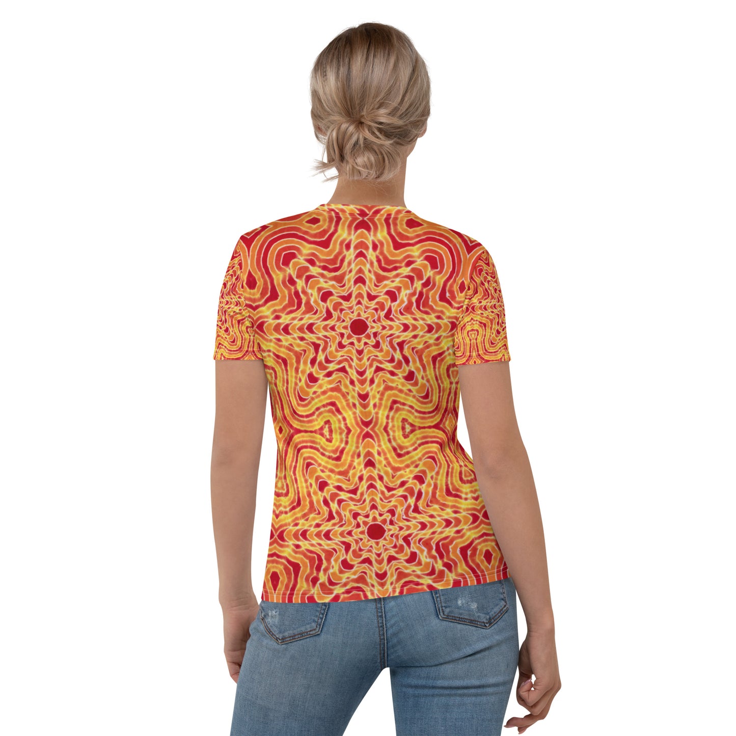 Tie Dye Print Women's T-Shirt