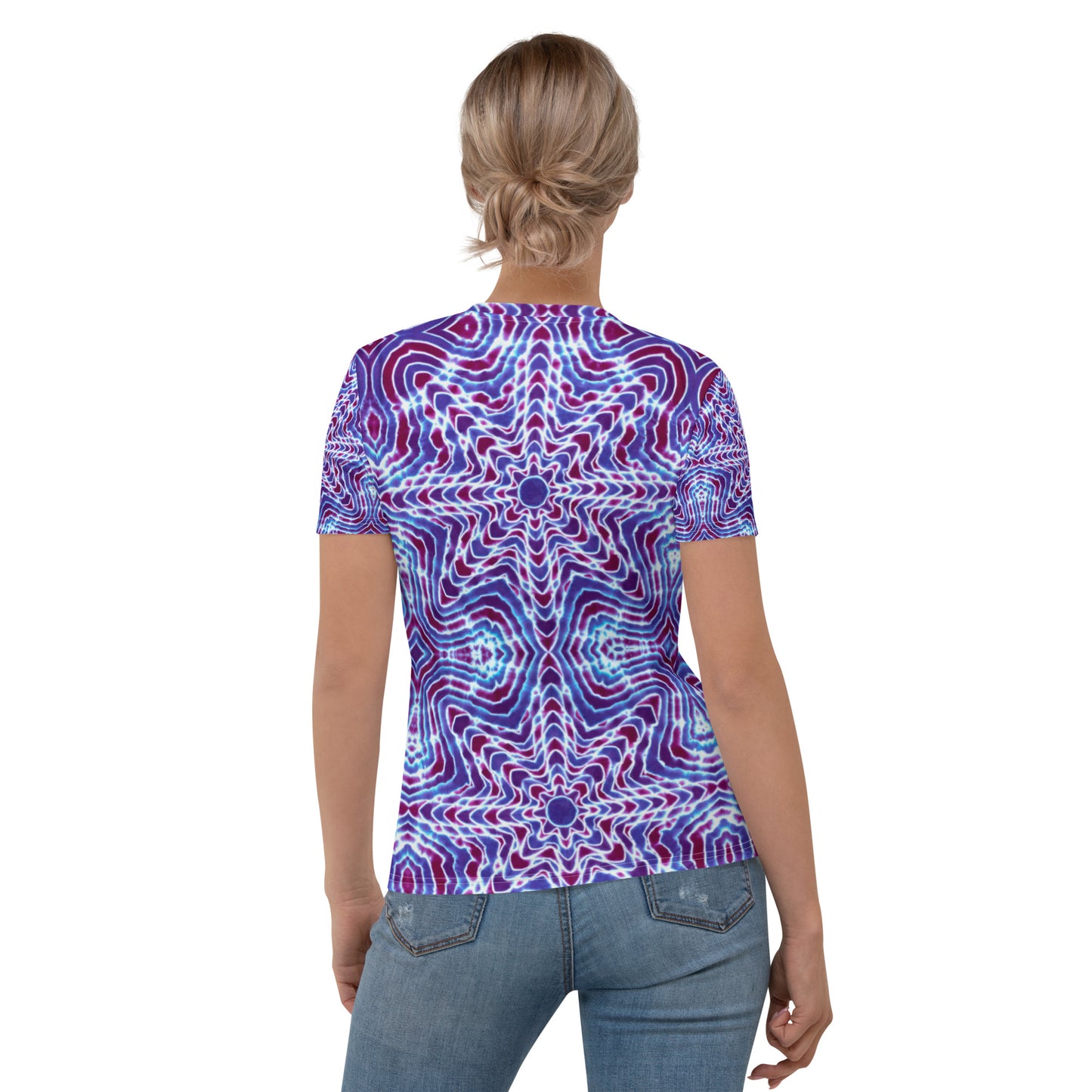 Tie Dye Print Women's T-Shirt