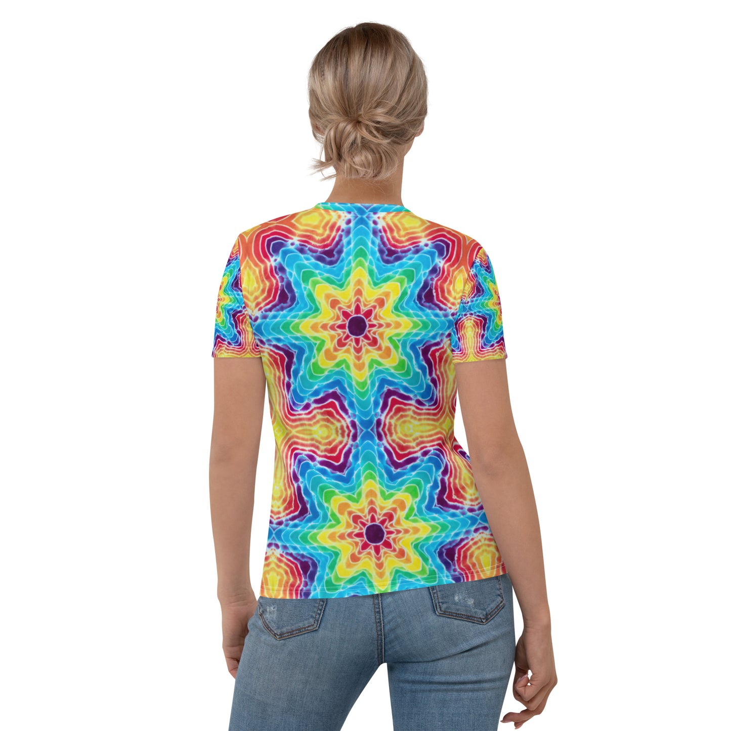 Tie Dye Print Women's T-Shirt