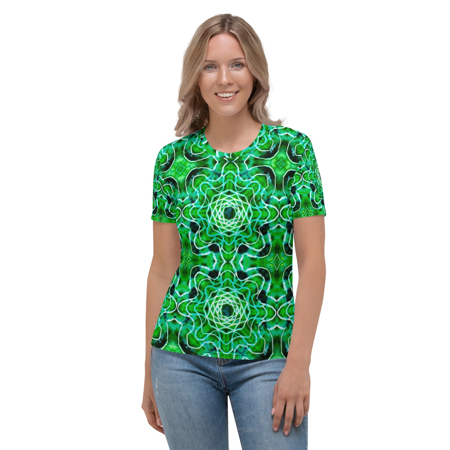 Tie Dye Print Women's T-Shirt