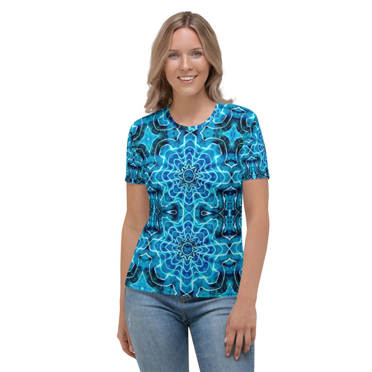 Tie Dye Print Women's T-Shirt