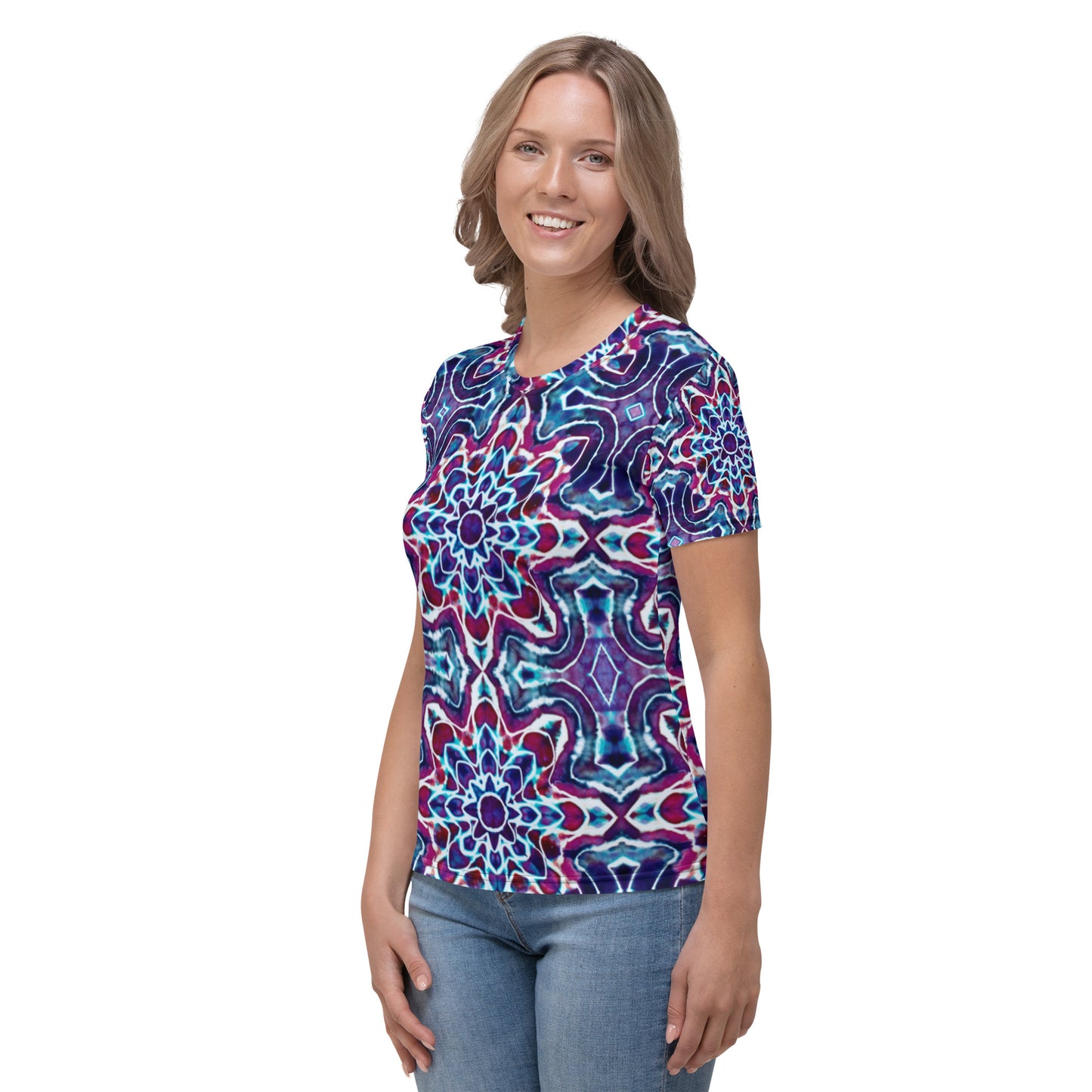 Tie Dye Print Women's T-Shirt