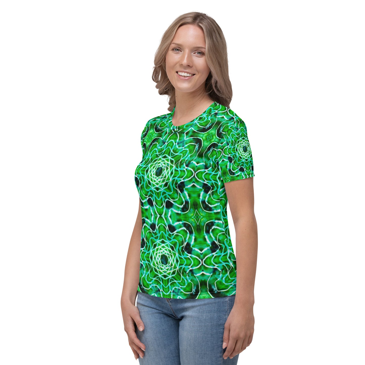 Tie Dye Print Women's T-Shirt