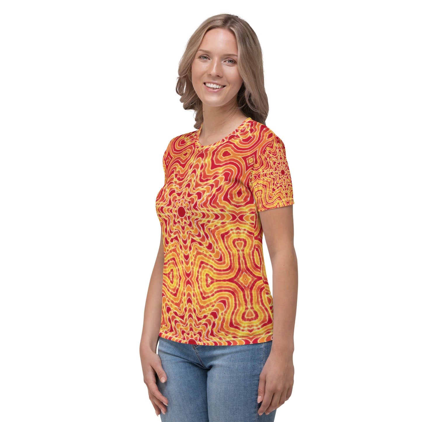 Tie Dye Print Women's T-Shirt