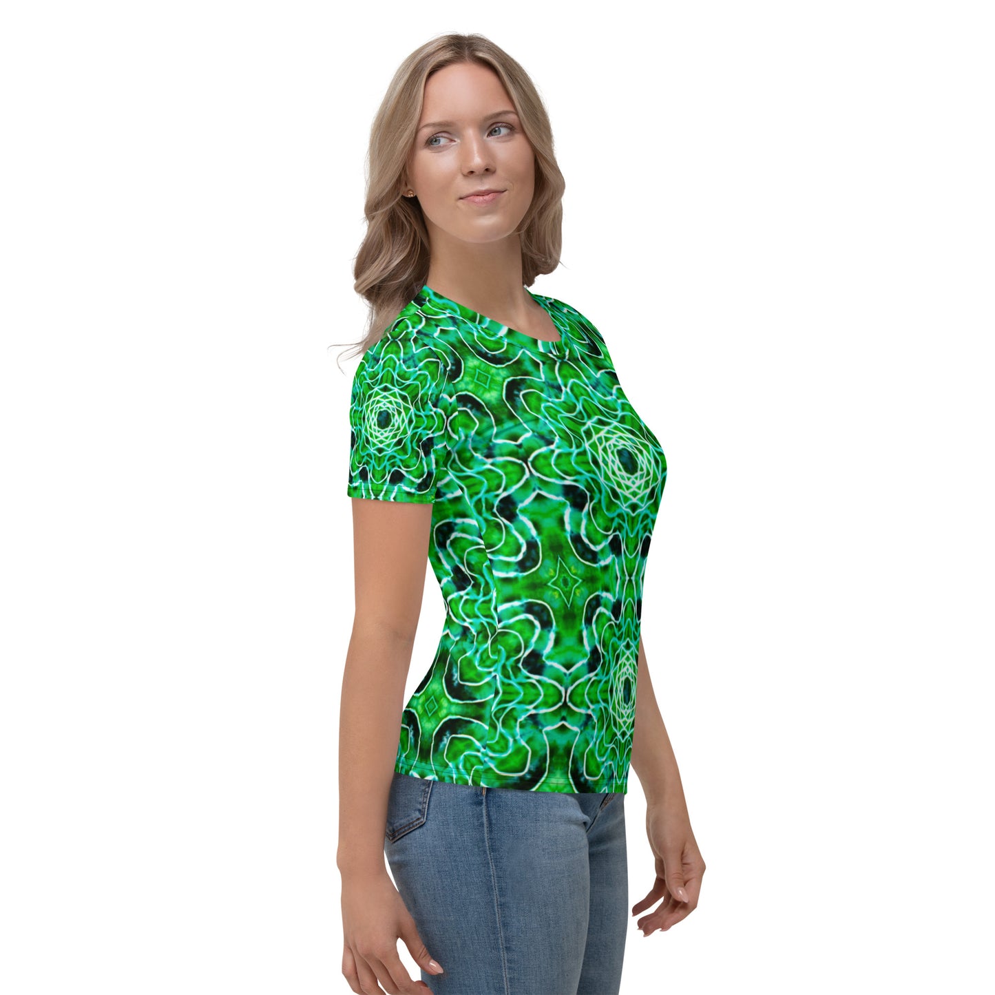 Tie Dye Print Women's T-Shirt