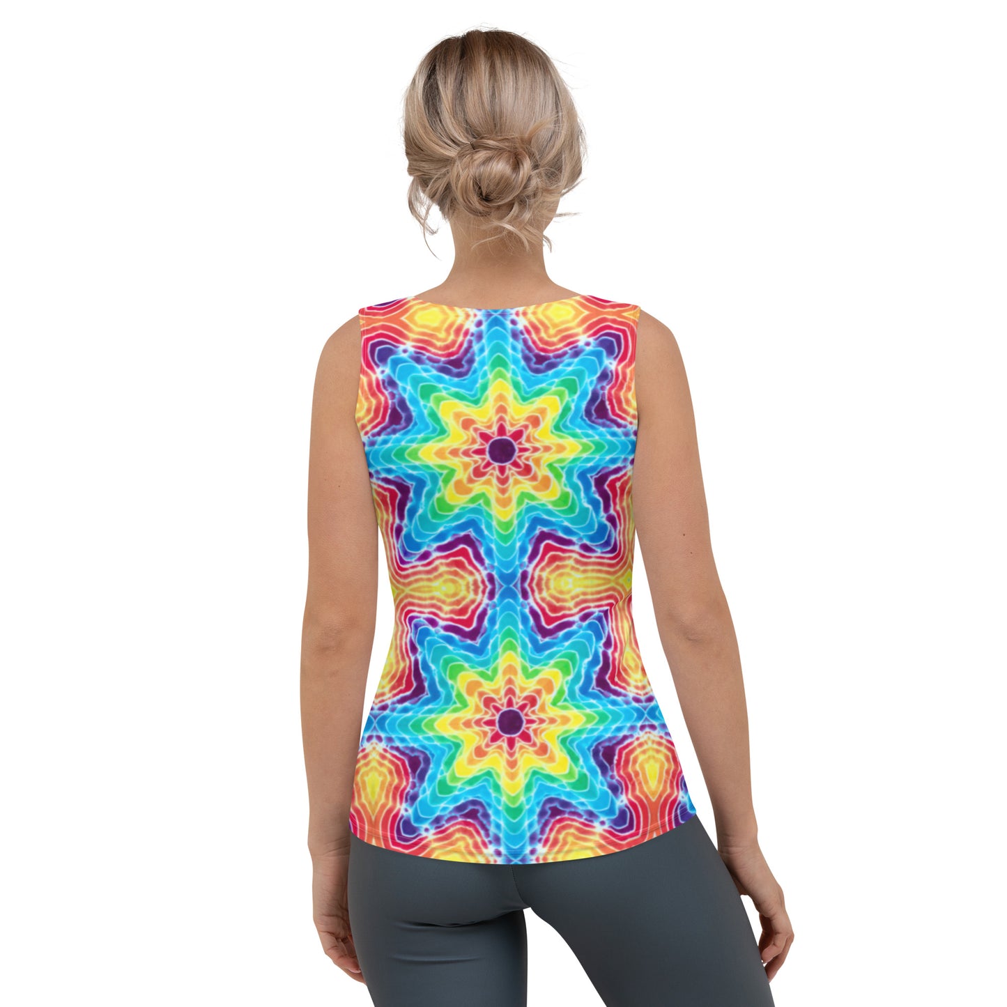 Tie Dye Print Women's Tank