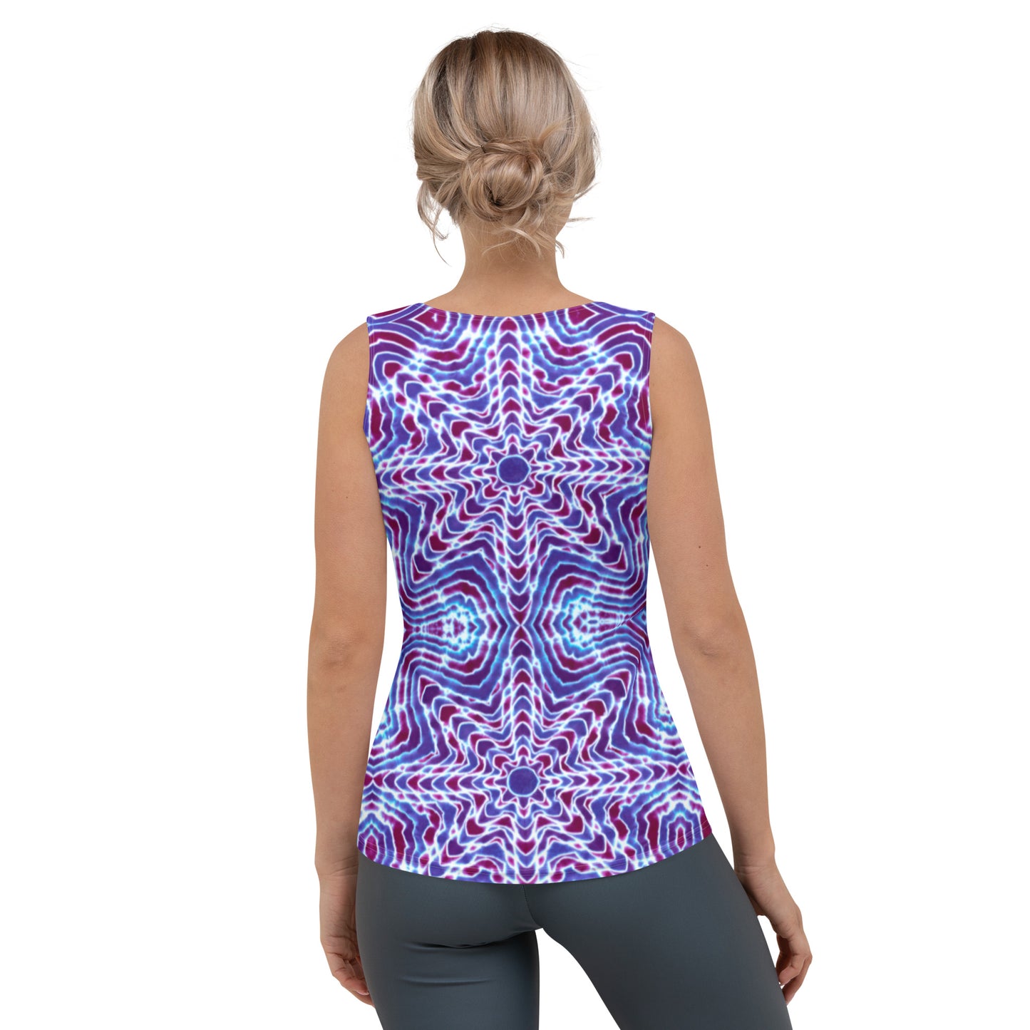 Tie Dye Print Women's Tank