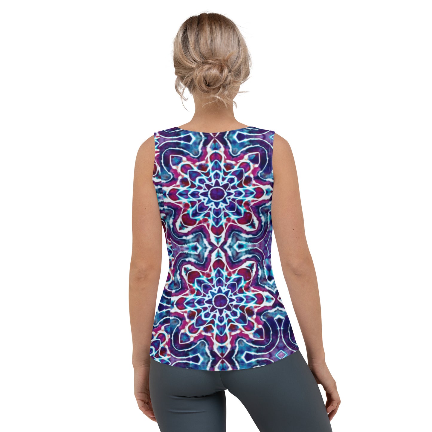 Tie Dye Print Women's Tank