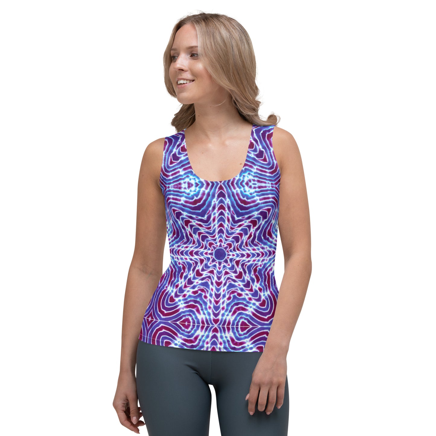 Tie Dye Print Women's Tank