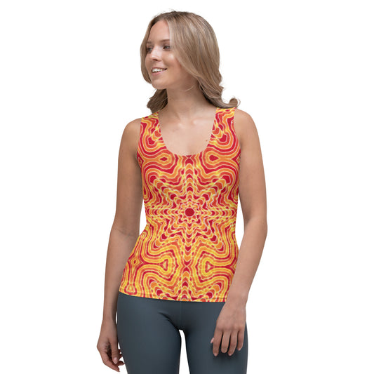 Tie Dye Print Women's Tank