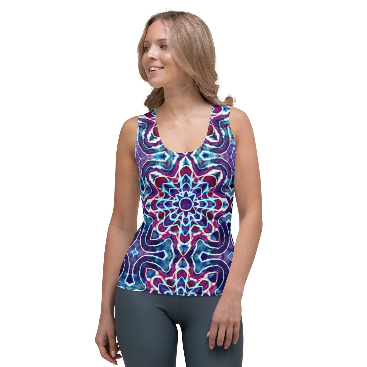 Tie Dye Print Women's Tank