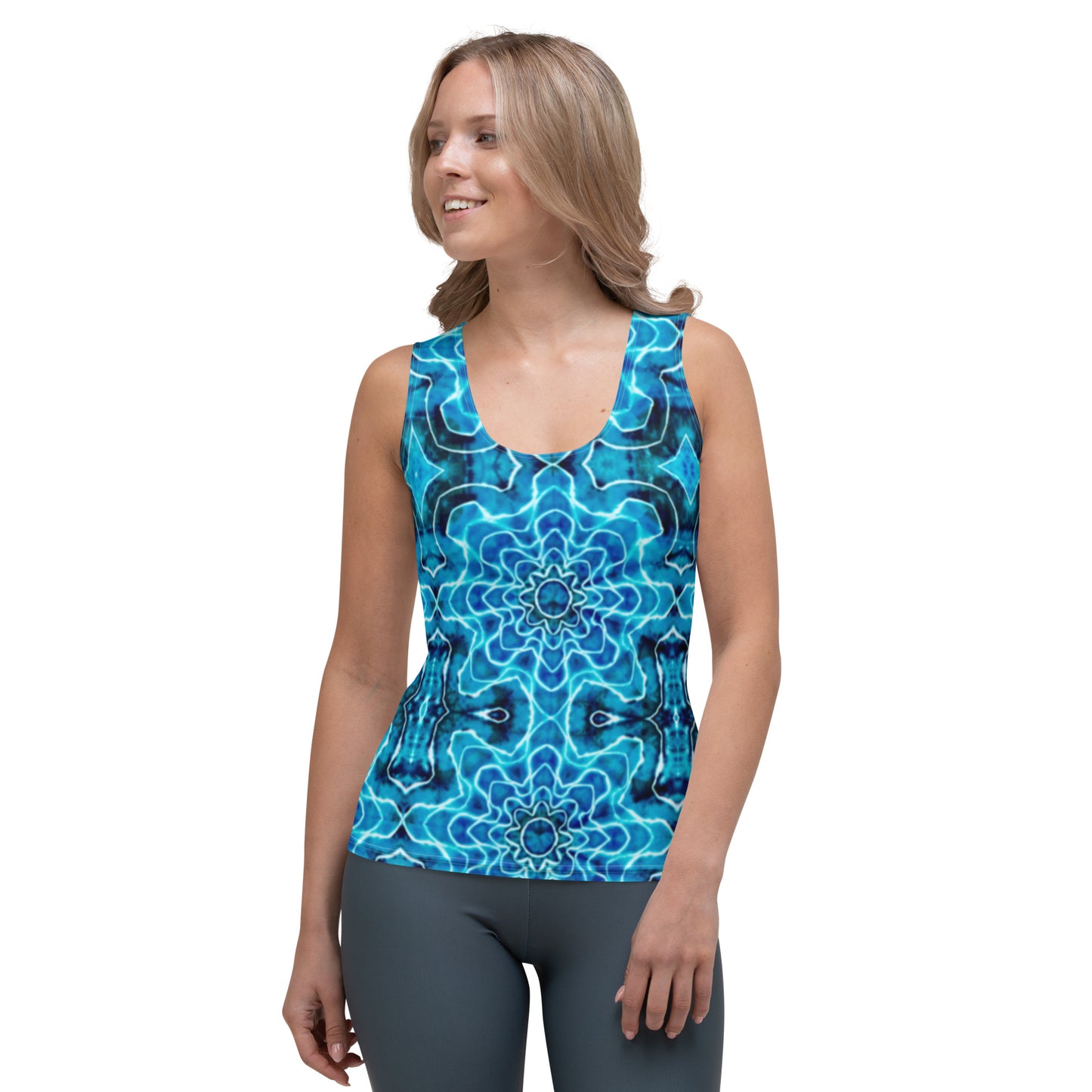 Tie Dye Print Women's Tank