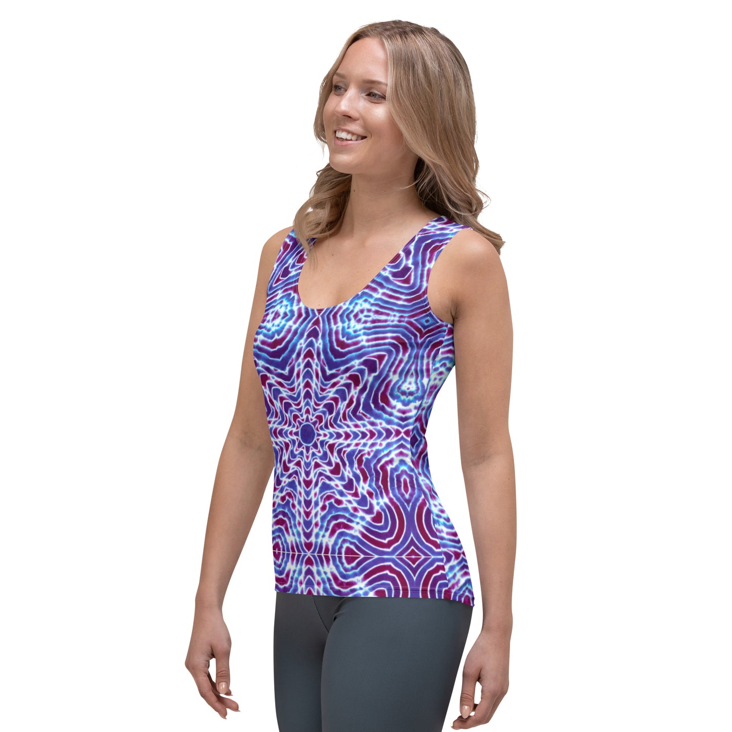 Tie Dye Print Women's Tank