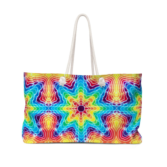 Tie Dye Print Beach Bag