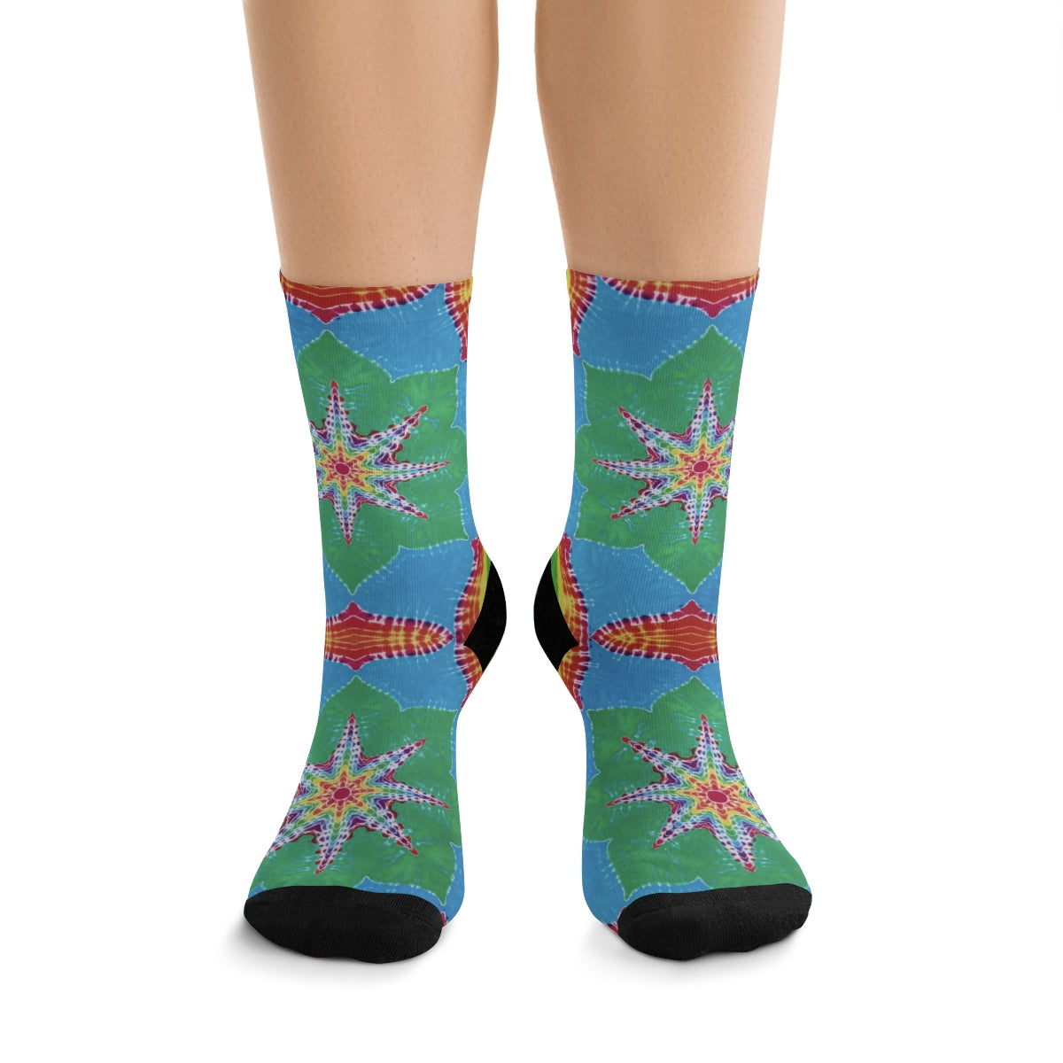 Tie Dye Print Socks