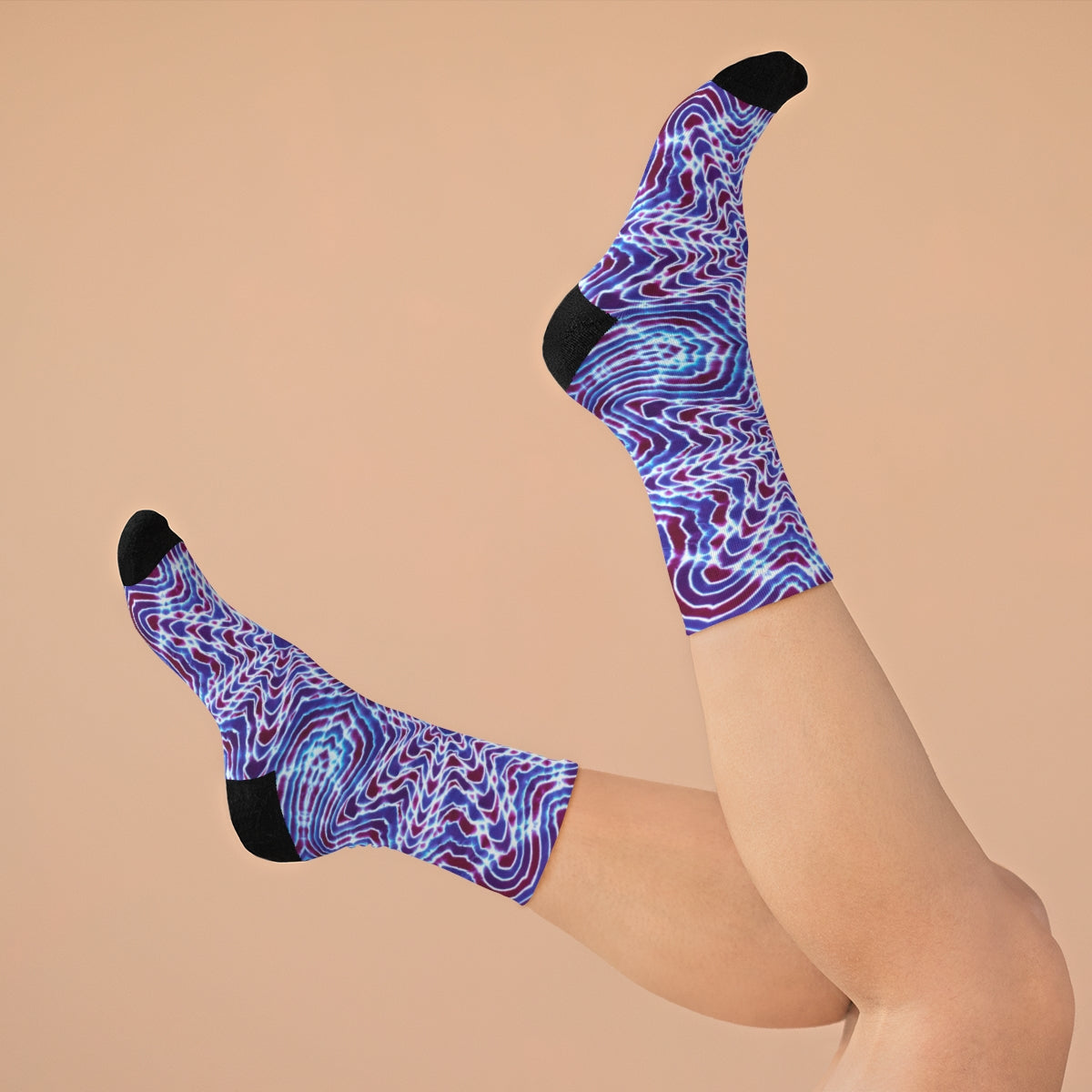 Tie Dye Print Socks